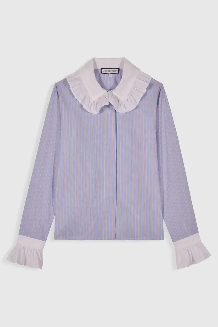 Miniatura: Boissière Shirt Blue Stripes Maria de la Orden
