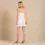 Miniatura: Short Flor Branco Missinclof