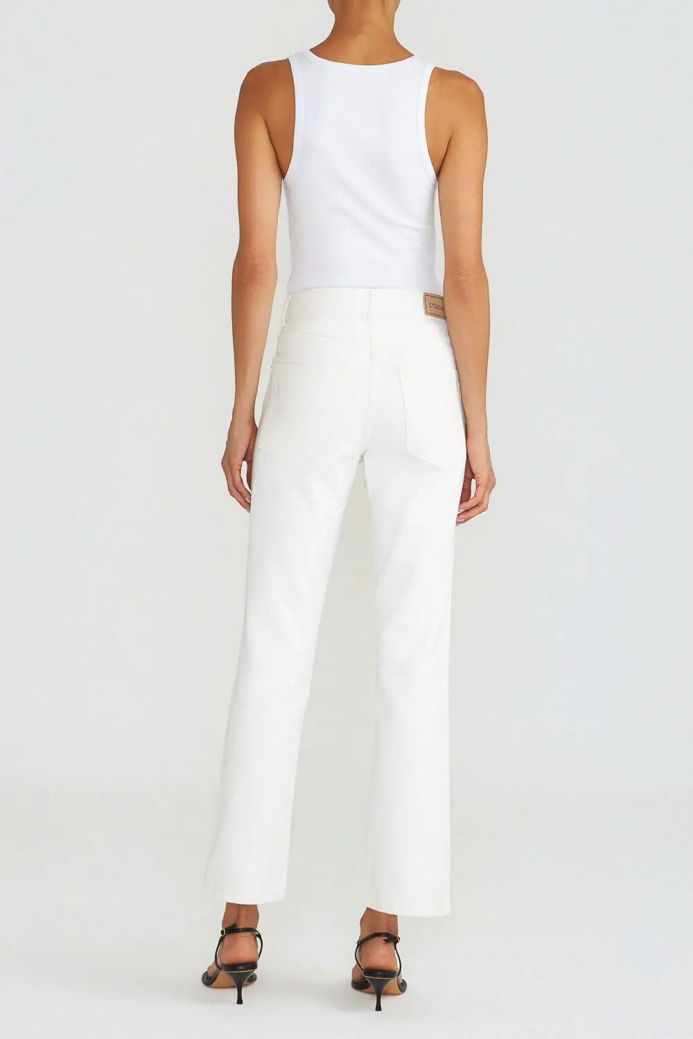 Calça Straight -  White Denim | L*Dnim