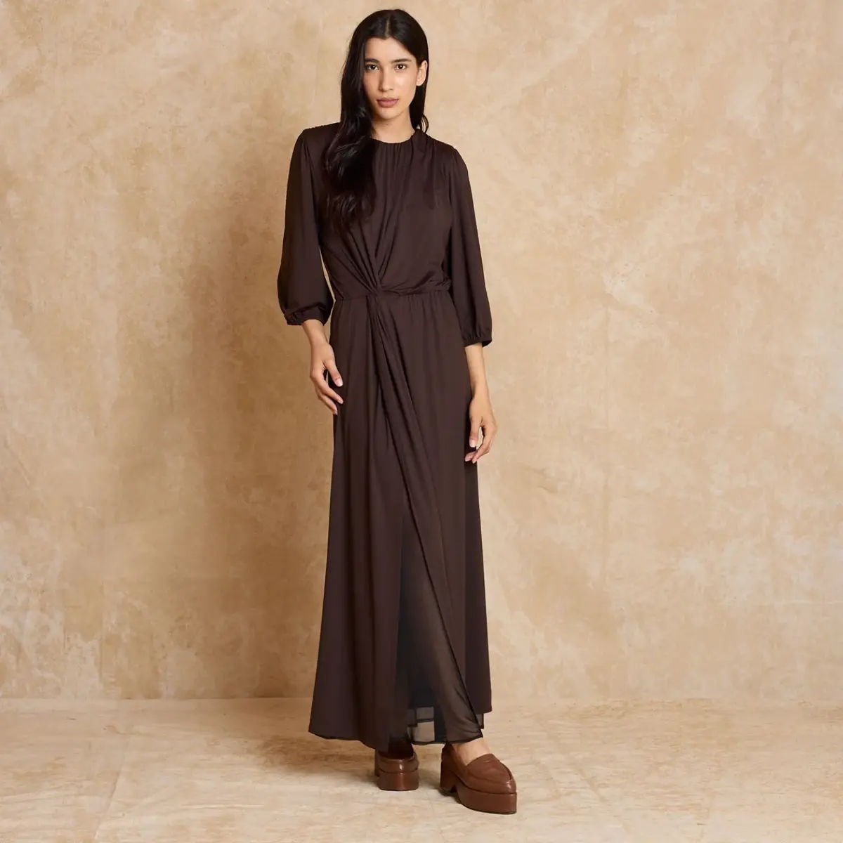 Vestido Tule Franzido Missinclof