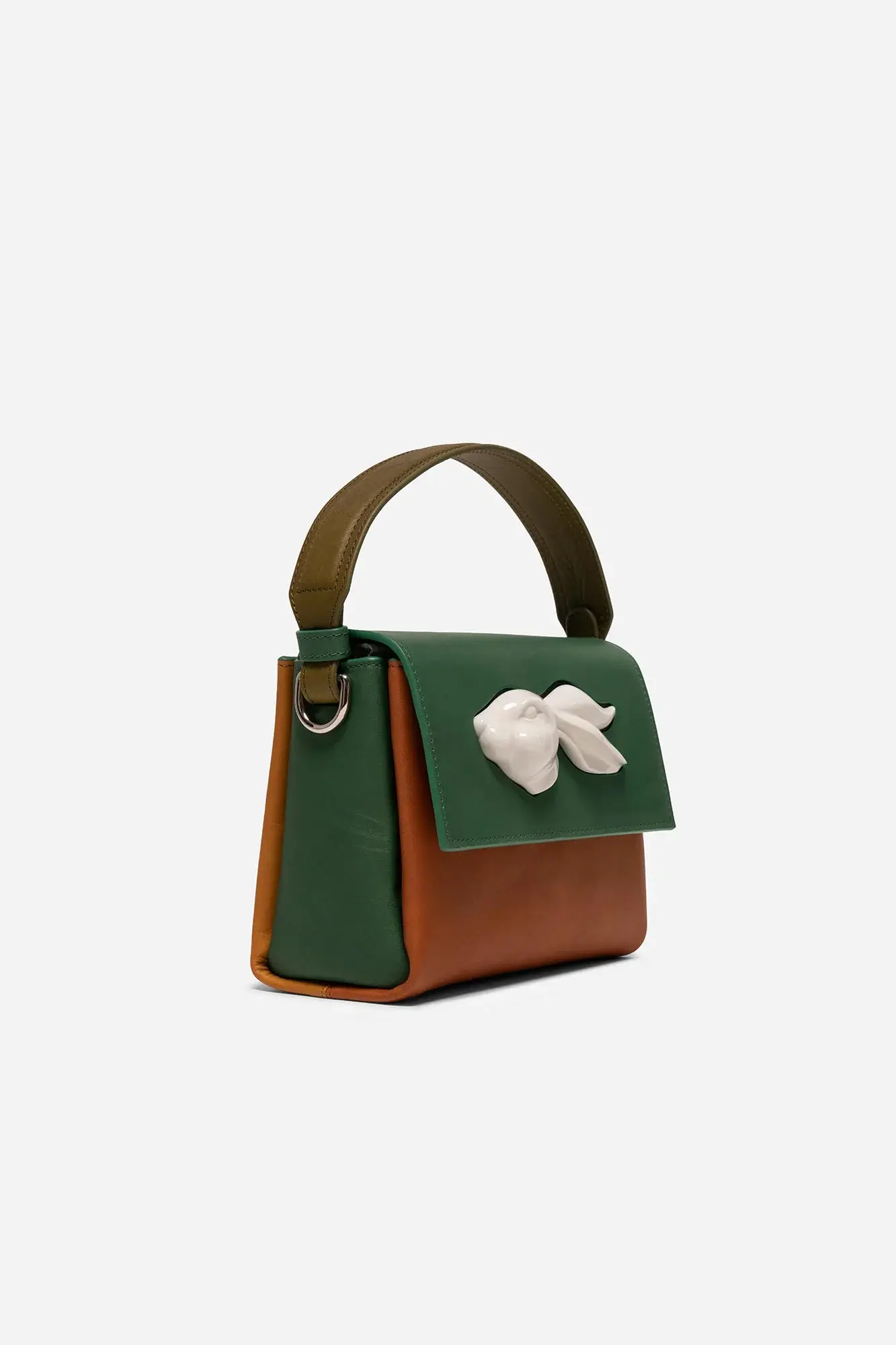 Bolsa Flap Rabbit - Verde | Andres Gallardo