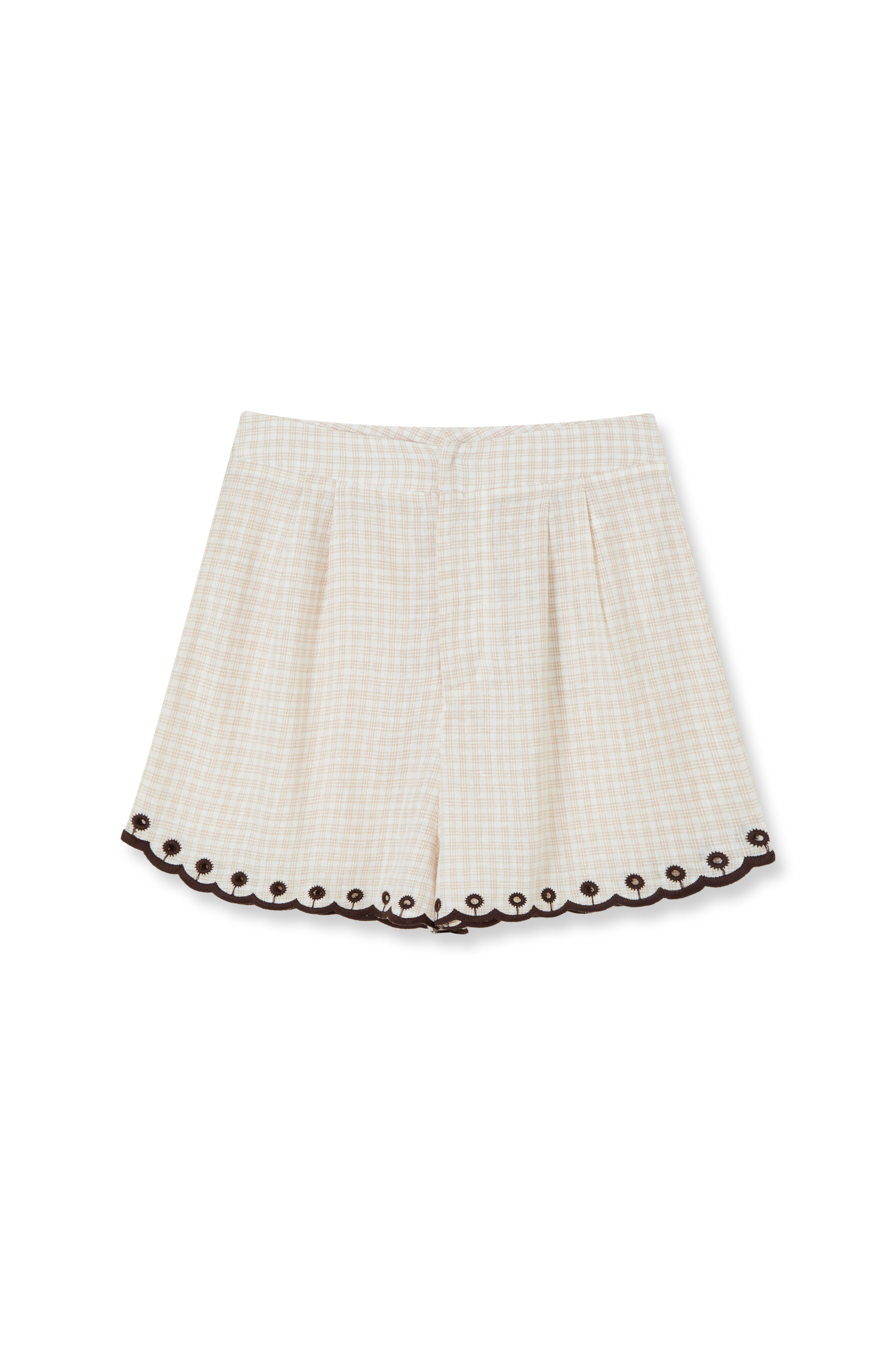 Short Linen Bordado Missinclof