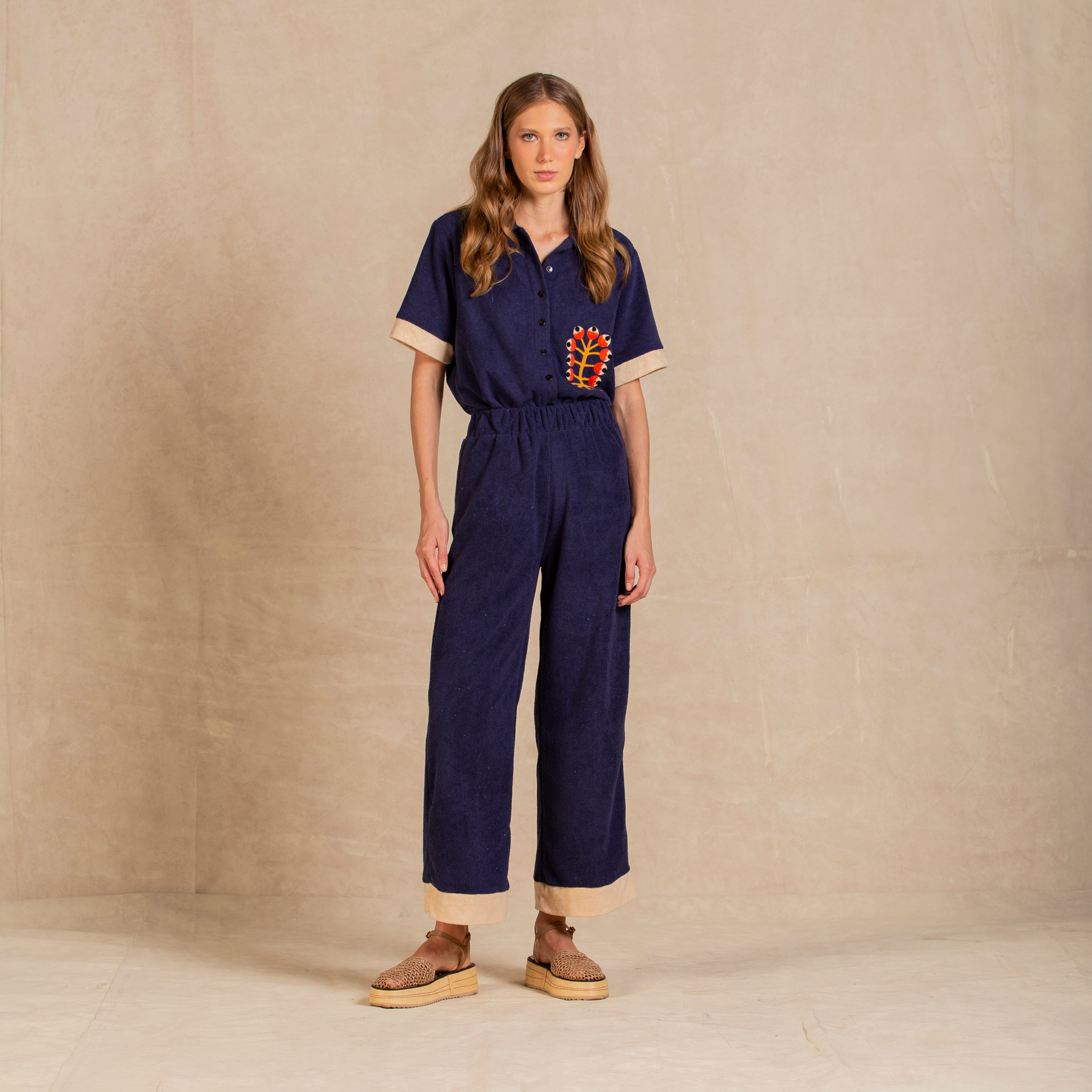 Calça Atoalhado Recorte Missinclof