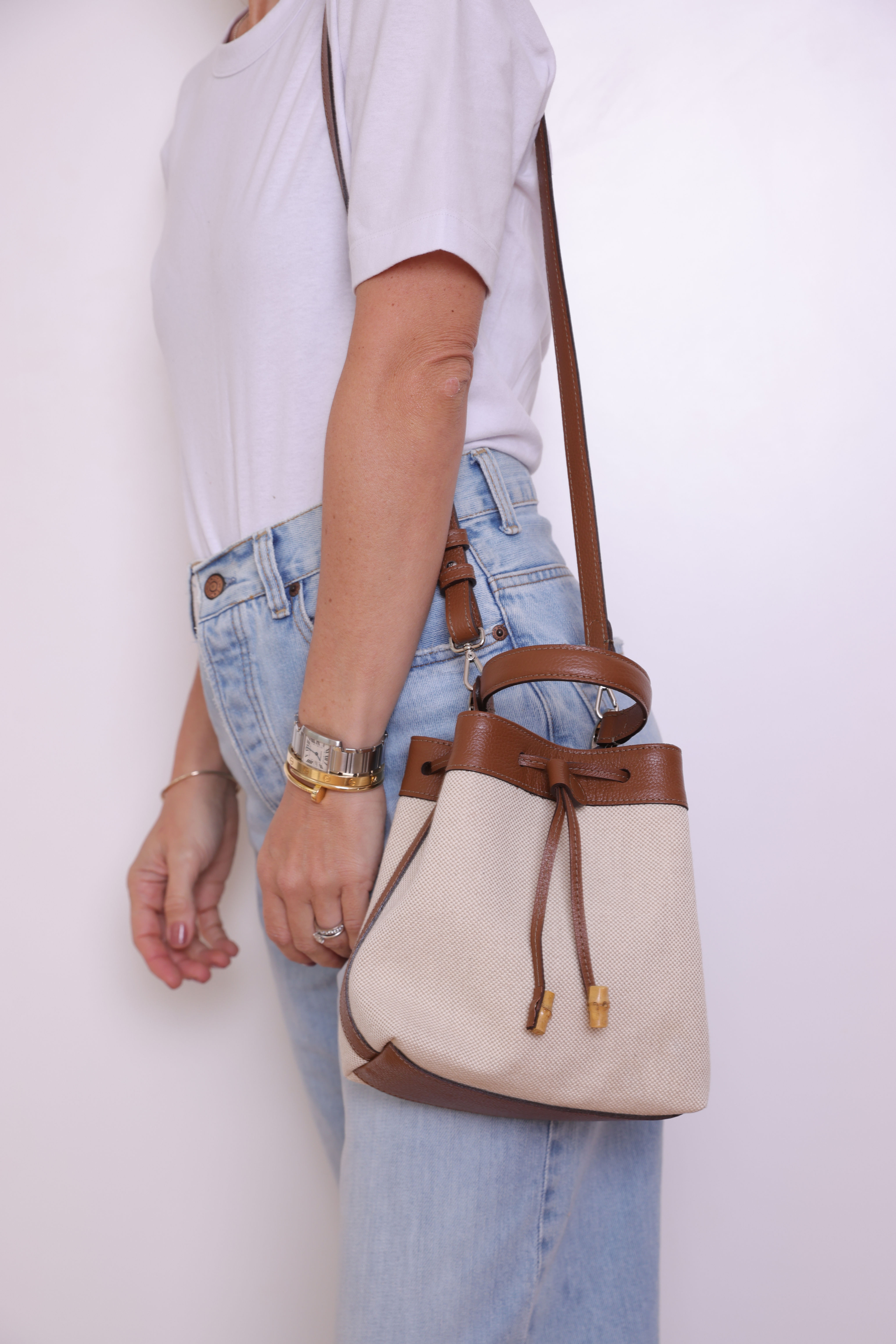 Bolsa Cleo Canvas P Glorinha Paranaguá