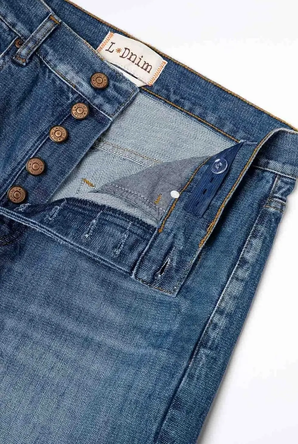 Miniatura: Calça Loose Jeans Escuro L*Dnim