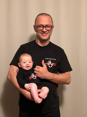 Wolfgang Flassig mit dem Nachwuchs