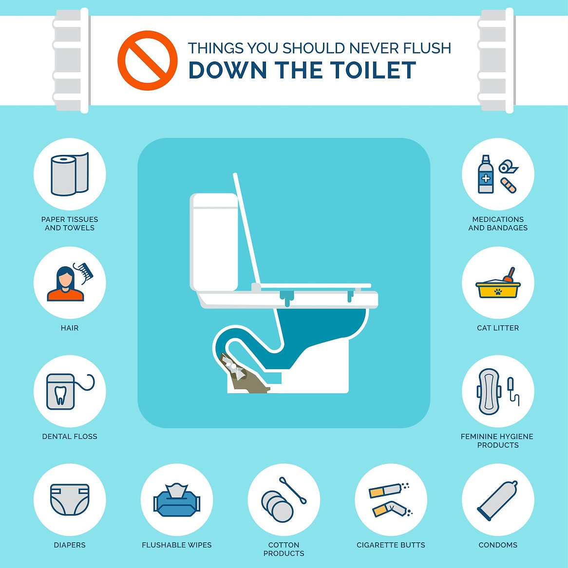 The Top Things You Should Never Flush Down the Toilet
