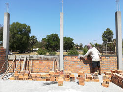 building site of an English School