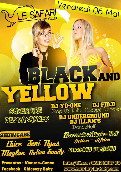 Black & yellow