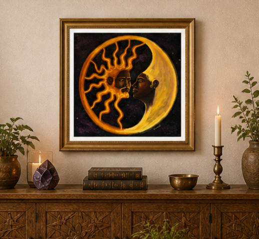 Thumbnail: 'Luminaries in Love' Fine Art Print