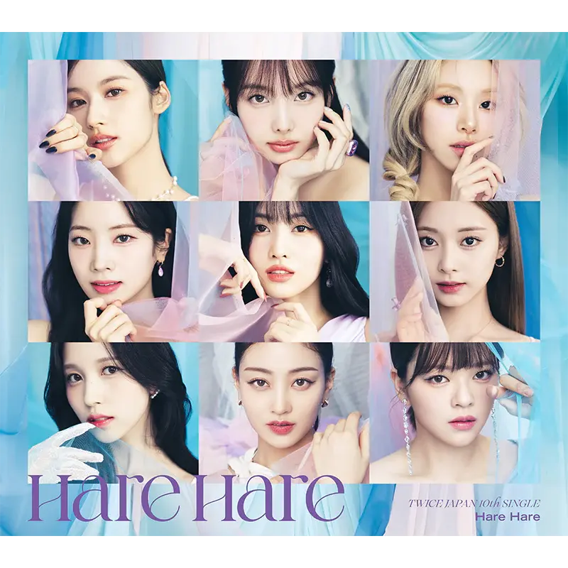 [JP] TWICE - JAPAN 10th Single Album [Hare Hare] (First-pressed Limited B Ver.)