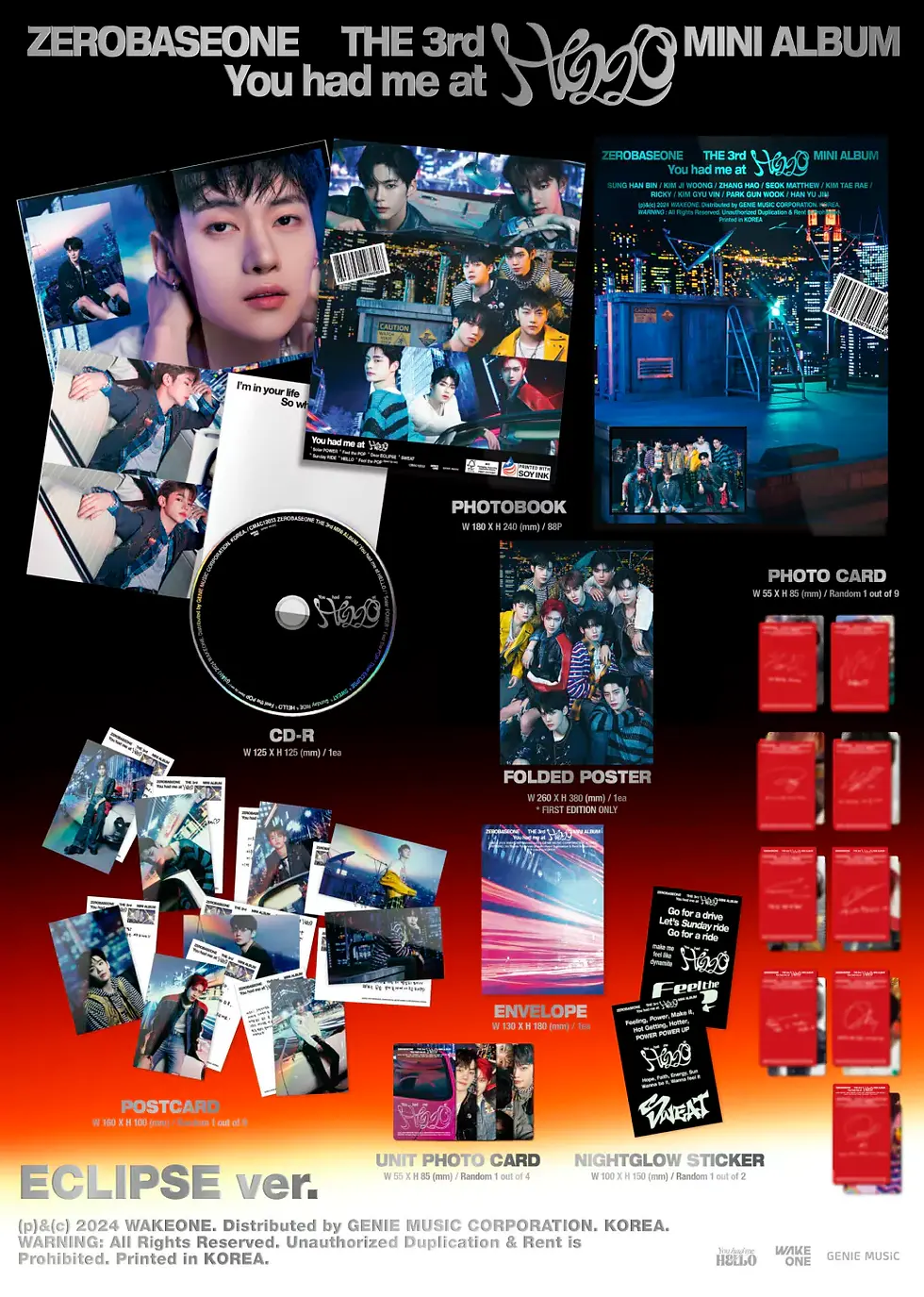 Miniatura: ZEROBASEONE - 3RD MINI ALBUM [You had me at HELLO] (Random Ver.)