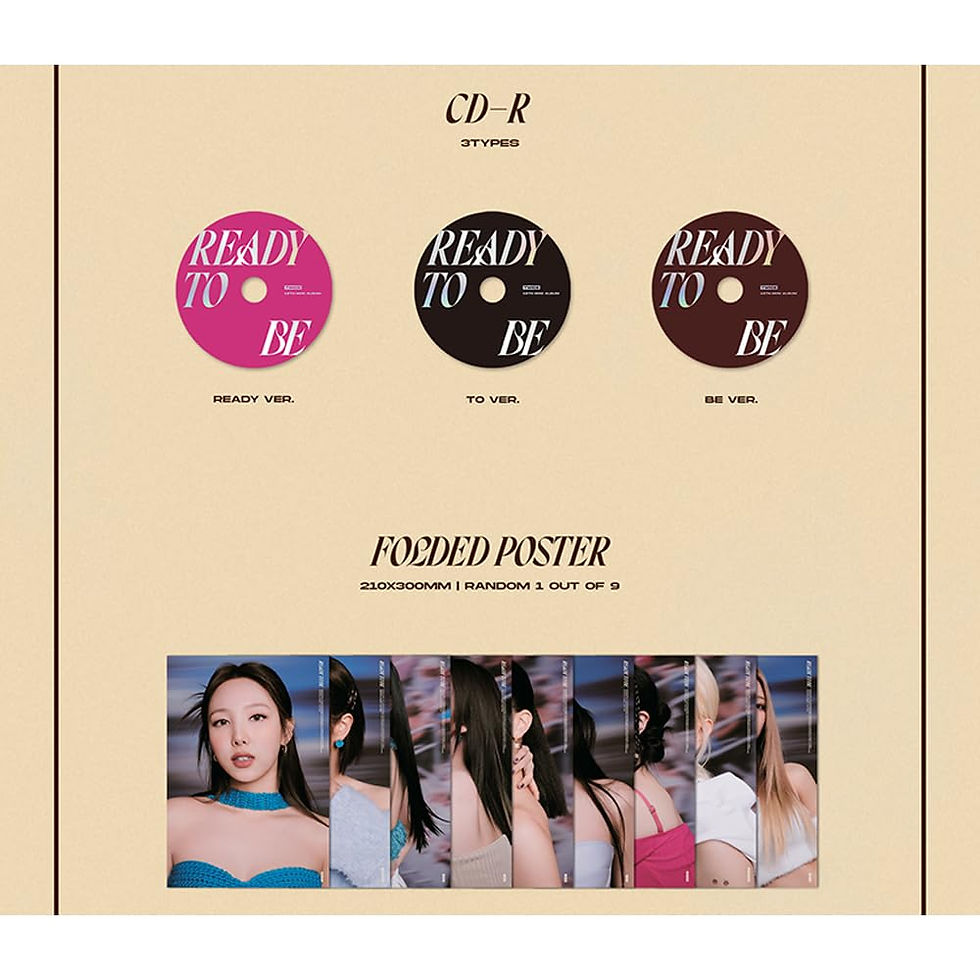 Miniatura: TWICE - 12TH MINI ALBUM [READY TO BE] beneficios de preventa (Random Ver.)