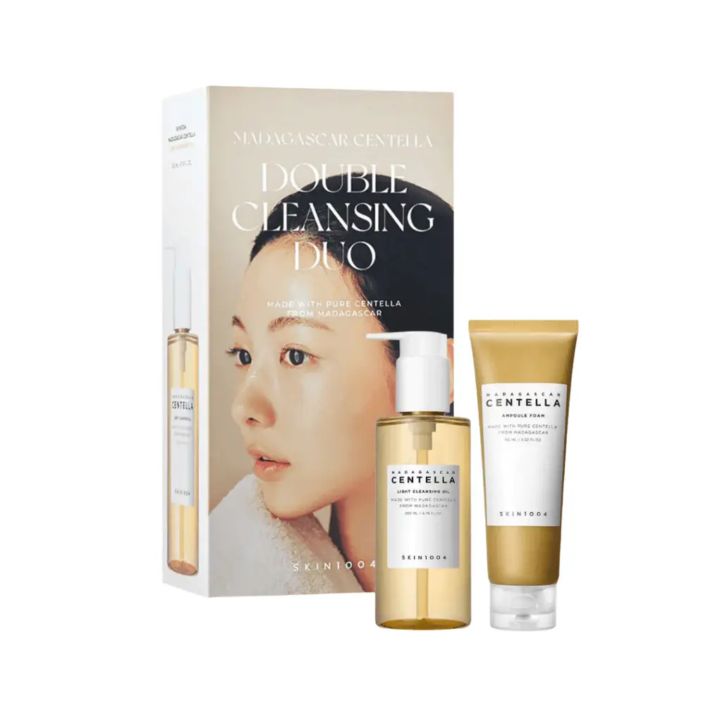 SKIN1004 - MADAGASCAR CENTELLA DOUBLE CLEANSING DUO (oil + foam)
