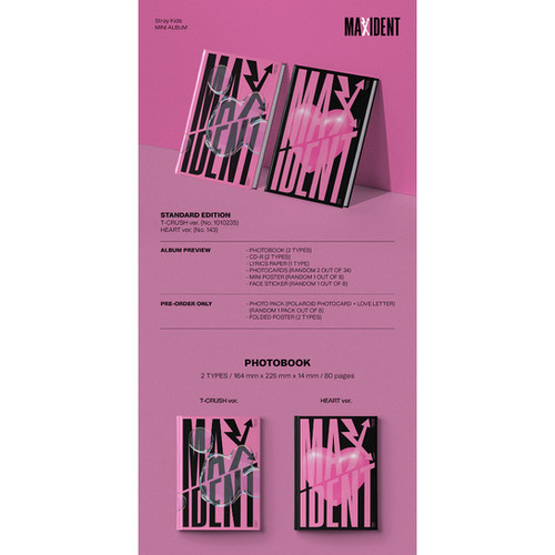 Stray Kids - Mini Album [MAXIDENT] (STANDARD EDITION) (Random Ver