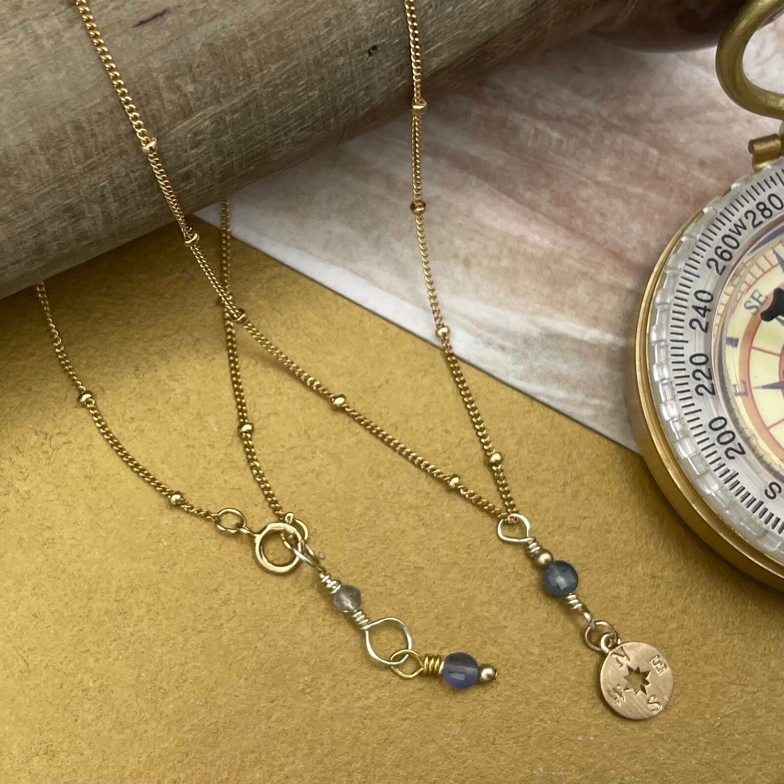 Sapphire Point of Light Necklace