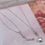Thumbnail: Pearl Sterling Heart Necklace