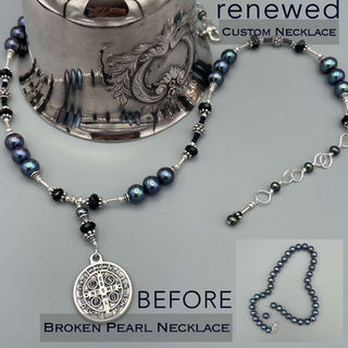 Custom Order Pearl Necklace for A Wear of Prayer-United States