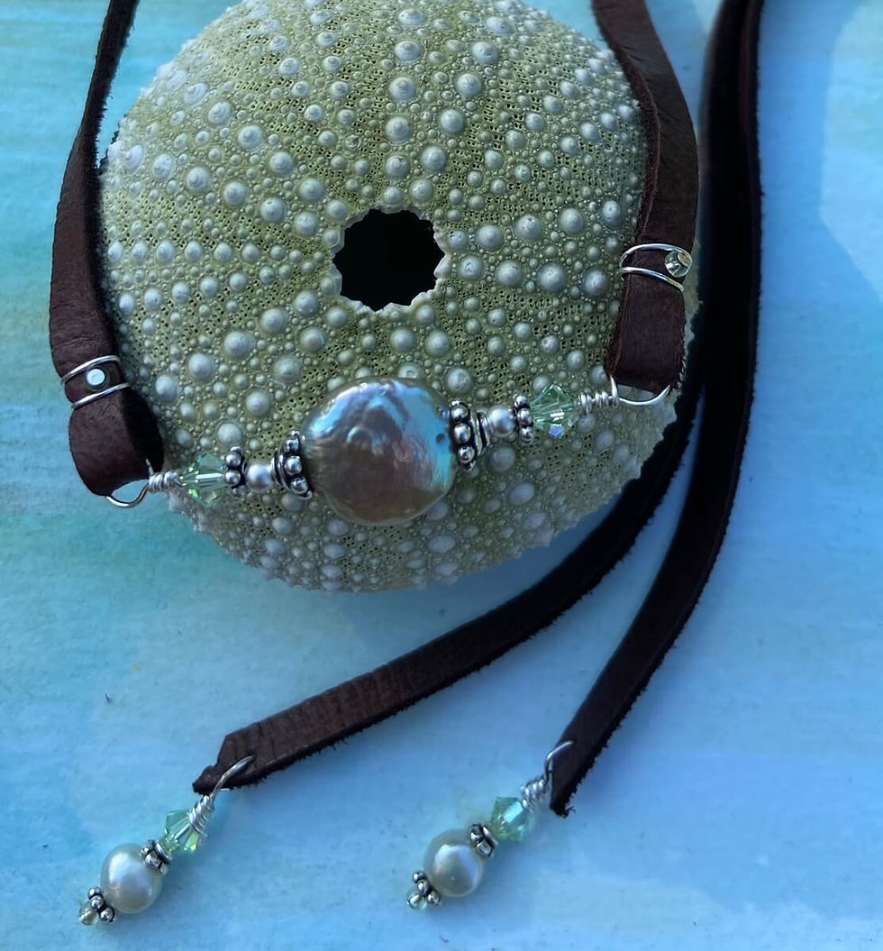 Pearl Truth Seeking Choker, Bracelet & Anklet