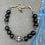 Thumbnail: Black Onyx & Cloisonné Channel of Peace Bracelet