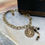Thumbnail: Black Onyx Vintage Coin Bracelet