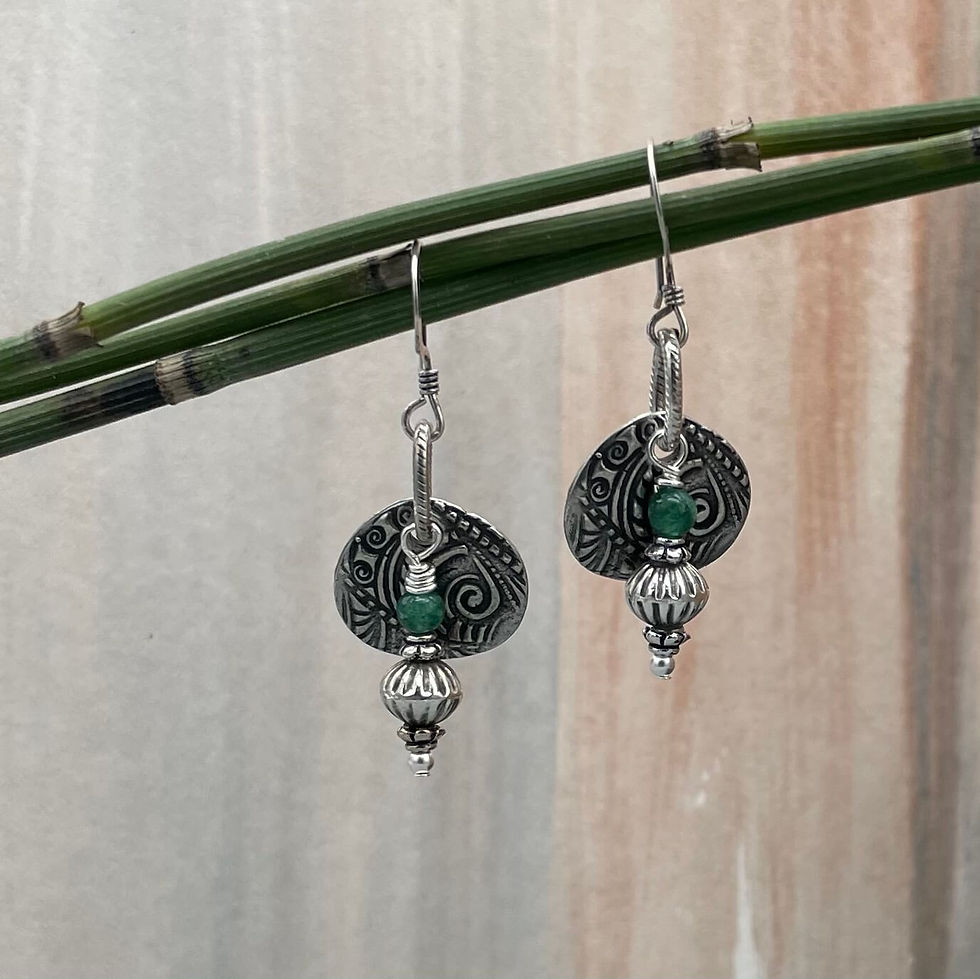 Aventurine Abeline Earrings