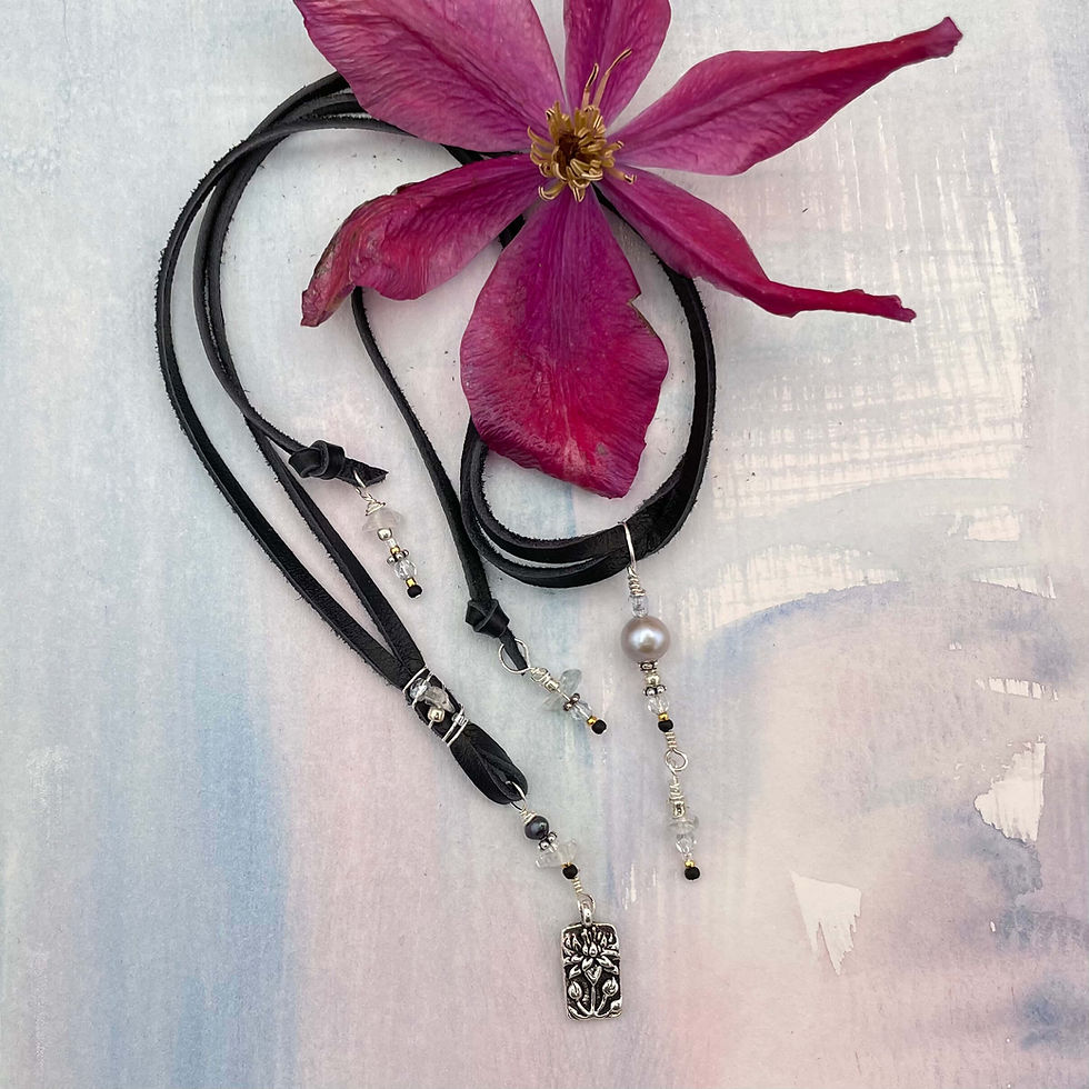 Pearl Lotus Blossom Necklace