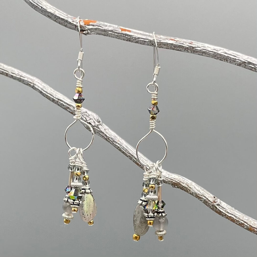 Thumbnail: Labradorite Magical Earrings