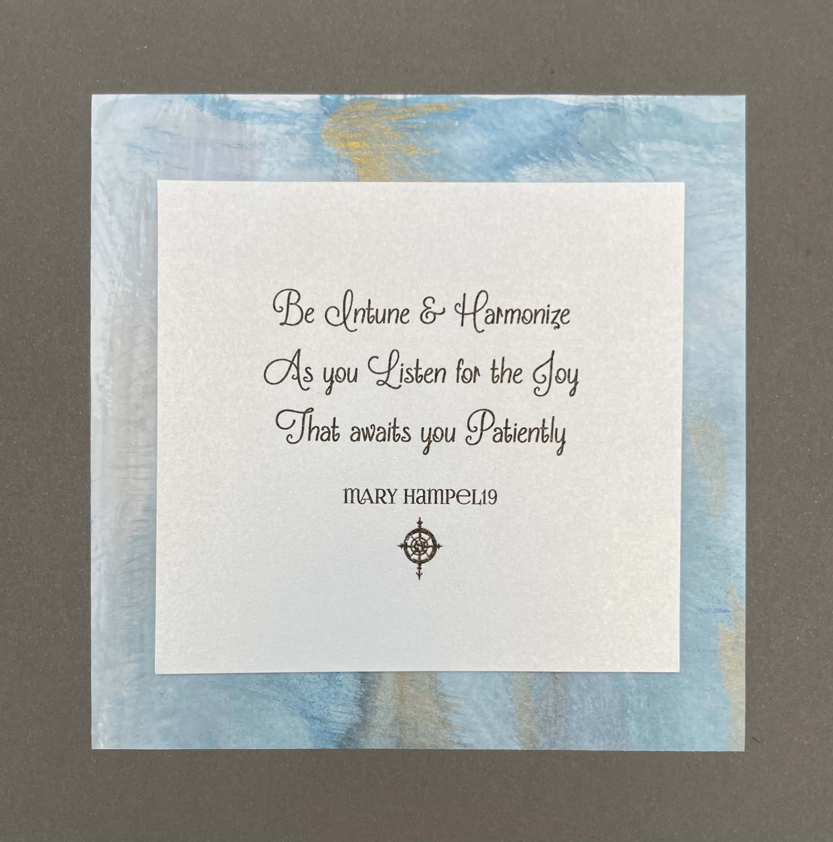 Quote Notes® Be Intune And Harmonize