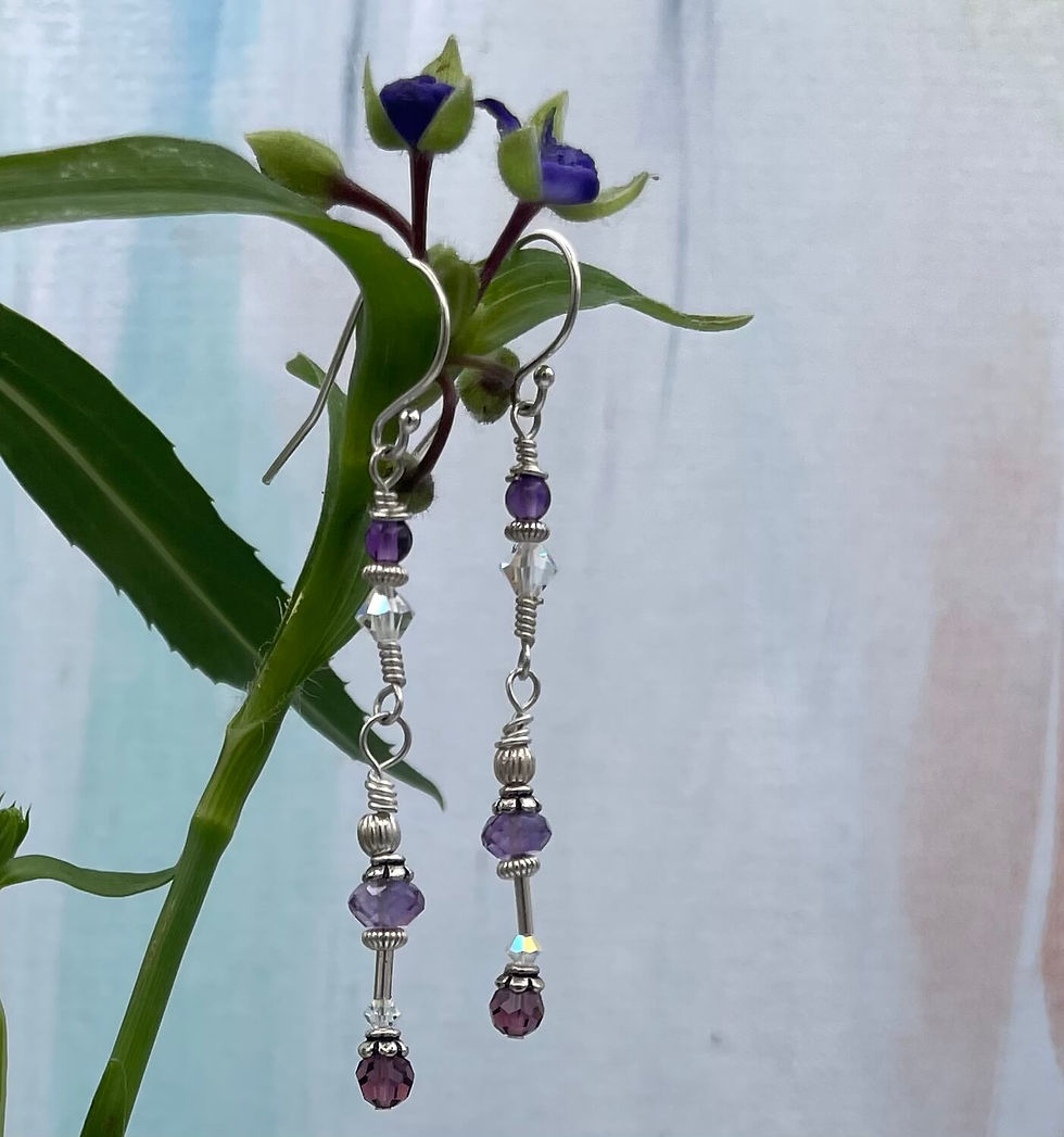 Thumbnail: Amethyst Insightful Earrings