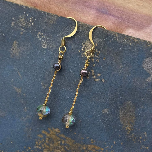 Pearl Celestial Earrings for A Wear of Prayer Jewelry-United States