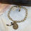 Thumbnail: Black Onyx Vintage Coin Bracelet