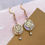 Thumbnail: Labradorite & Pearl Venetian Earrings