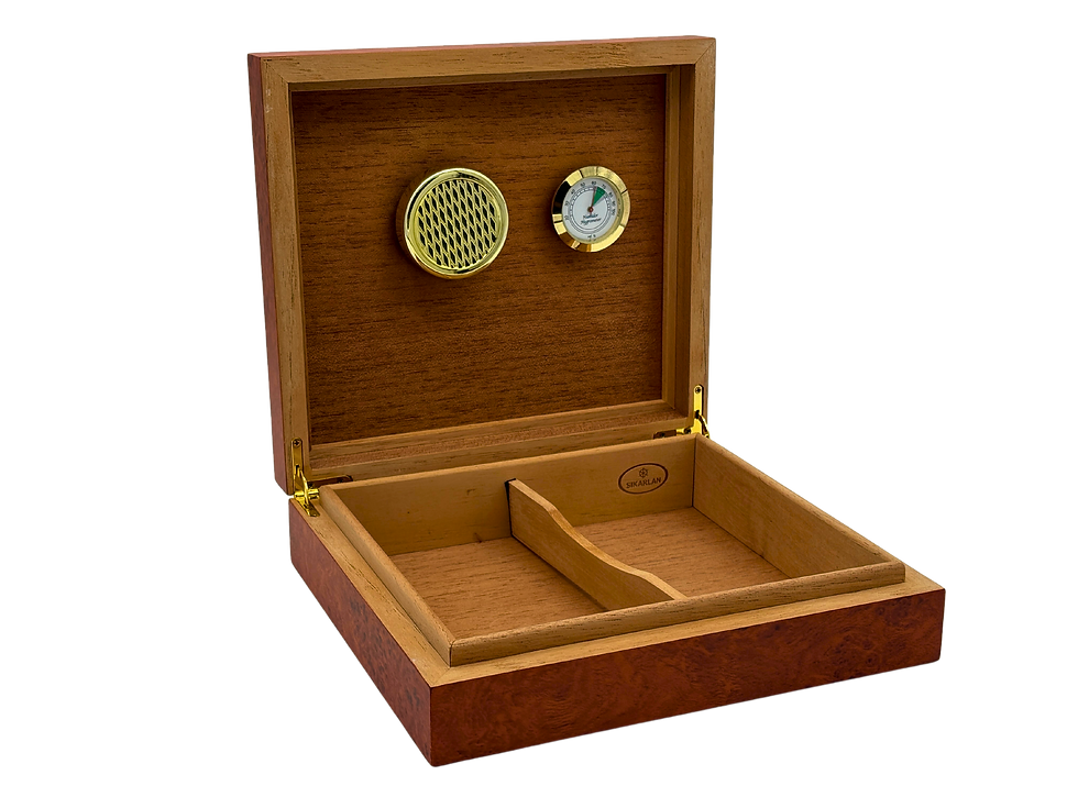 Thumbnail: Chateau Humidor 20 Cigars gauge inside