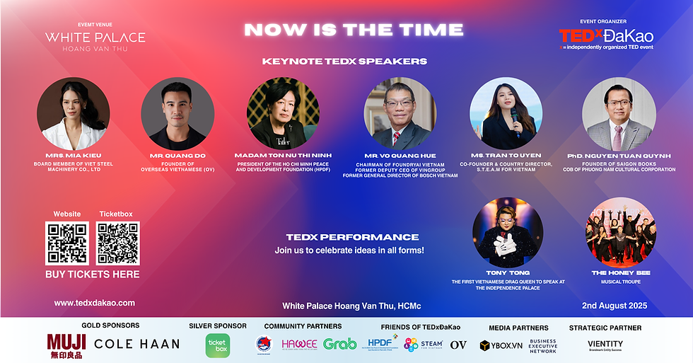 TEDxĐaKao: Now Is The Time