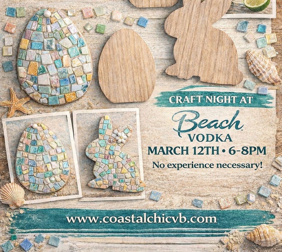 Craft Club Night! Make a Mosaic Bunny or Egg