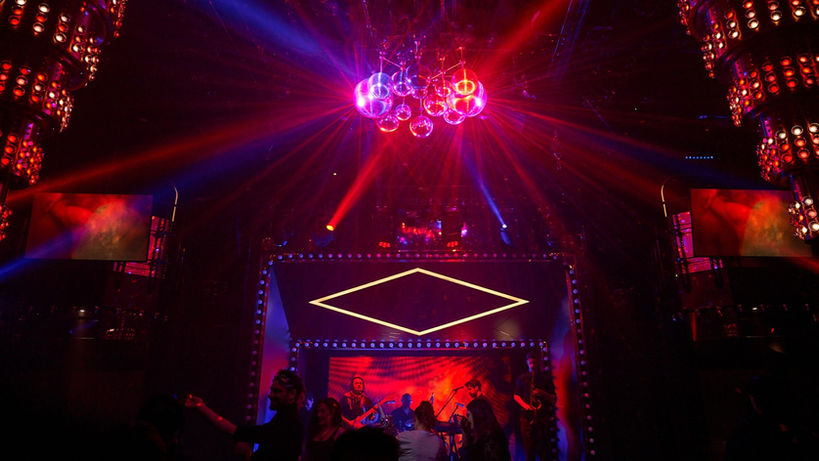The Red Room virgin cruise lightscene studio
