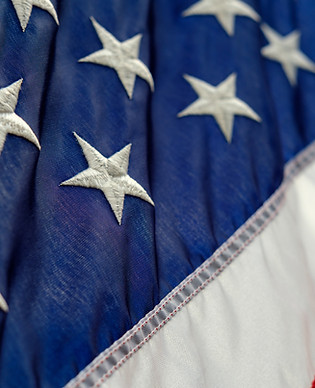 American Flag Close-Up