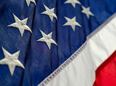 American Flag Close-Up