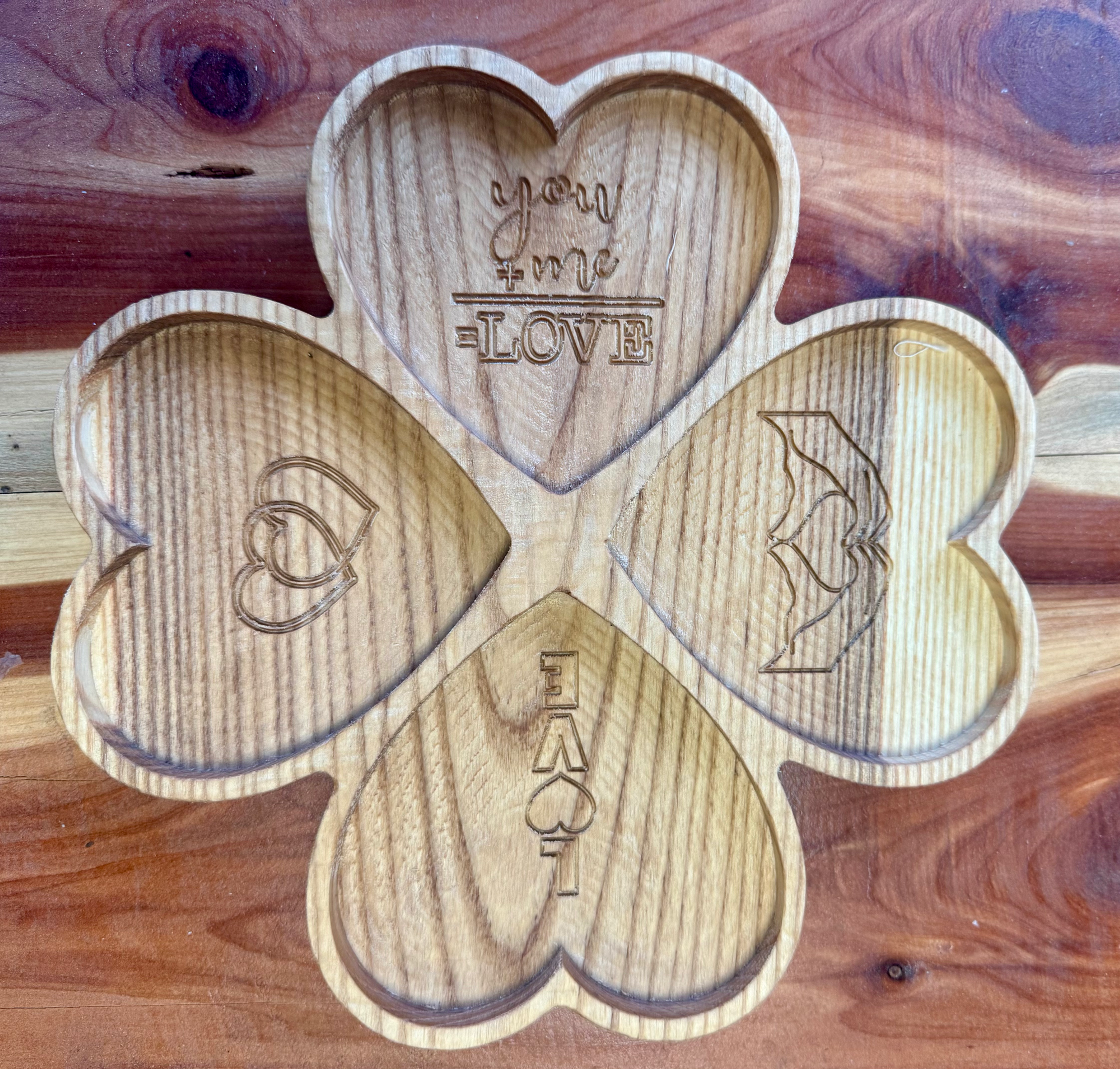 Quad Heart Tray