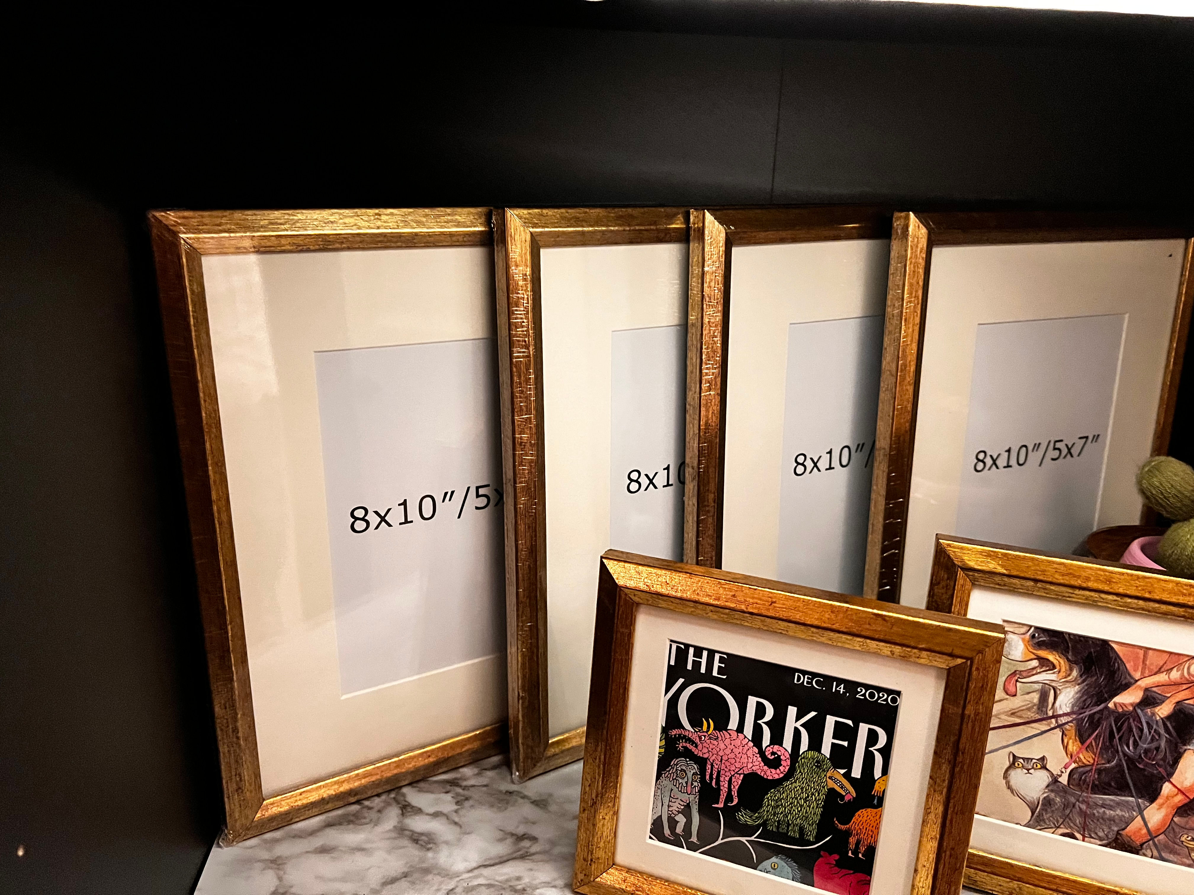 8”x10” Gold Picture Frame