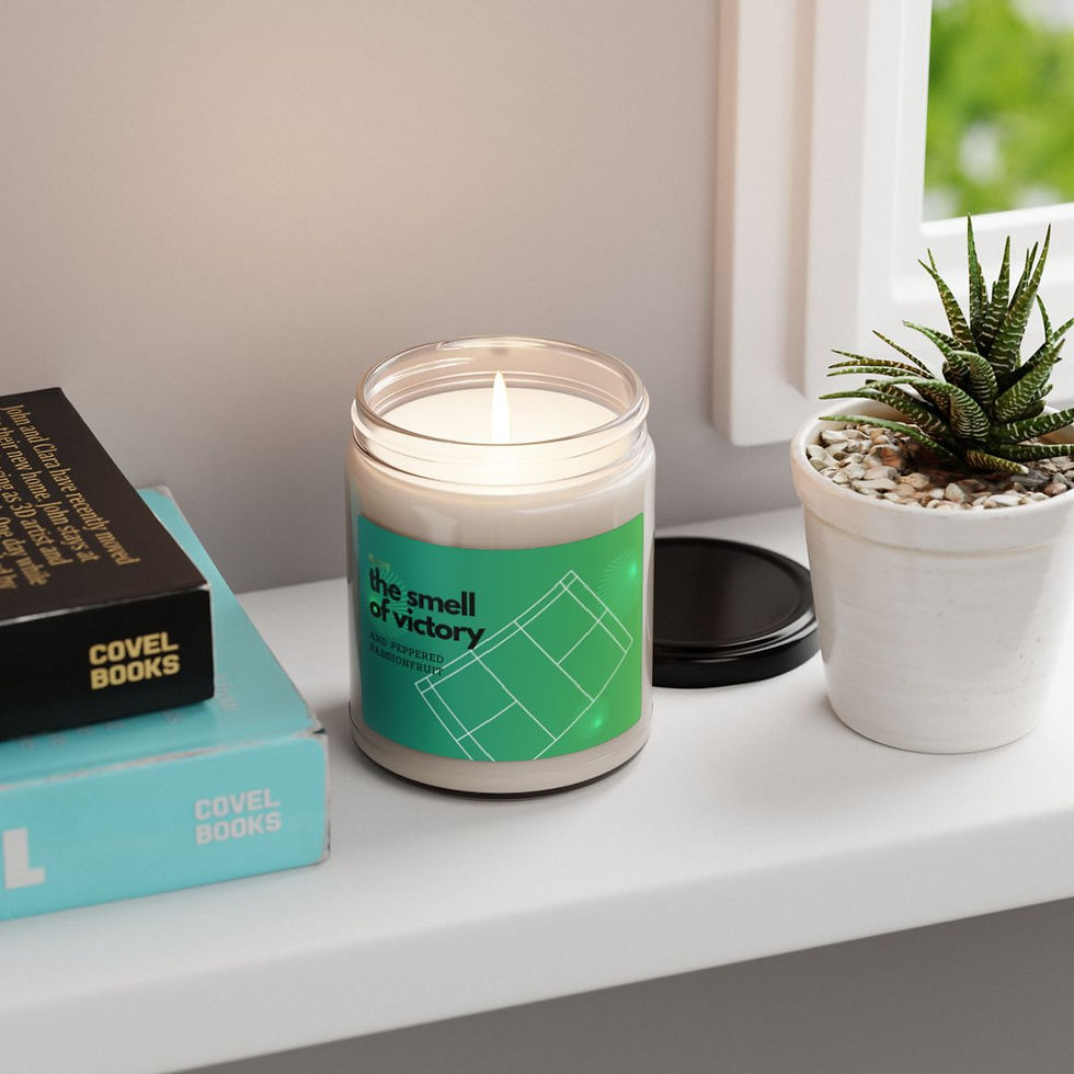 Thumbnail: Scented Soy Candle, 9oz - Badminton Court Jade