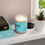 Thumbnail: Scented Soy Candle, 9oz - Badminton Court Light Blue