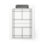 Badminton Court Coach Whiteboard Clipboard | Clipboard |Whiteboard Sport Gift