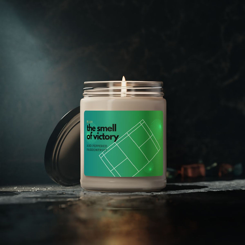 Thumbnail: Scented Soy Candle, 9oz - Badminton Court Jade