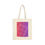 Thumbnail: OnTrend Sports Sunset Badminton Court Cotton Canvas Tote Bag