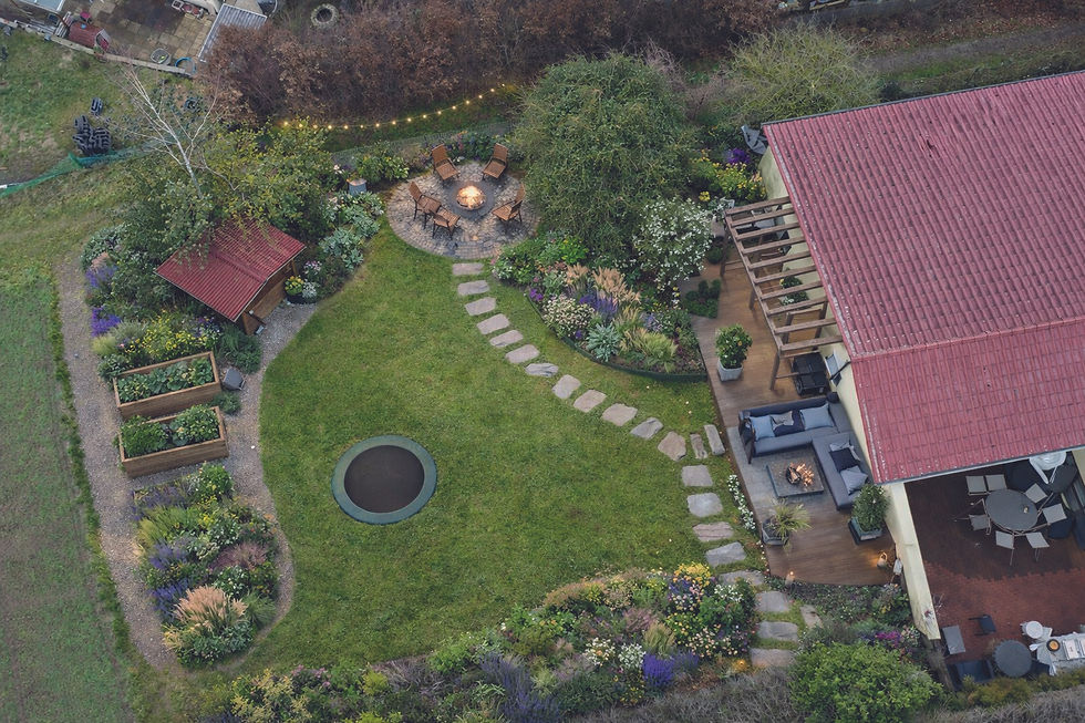 Luftfotografie als Leistung im Gartenbau