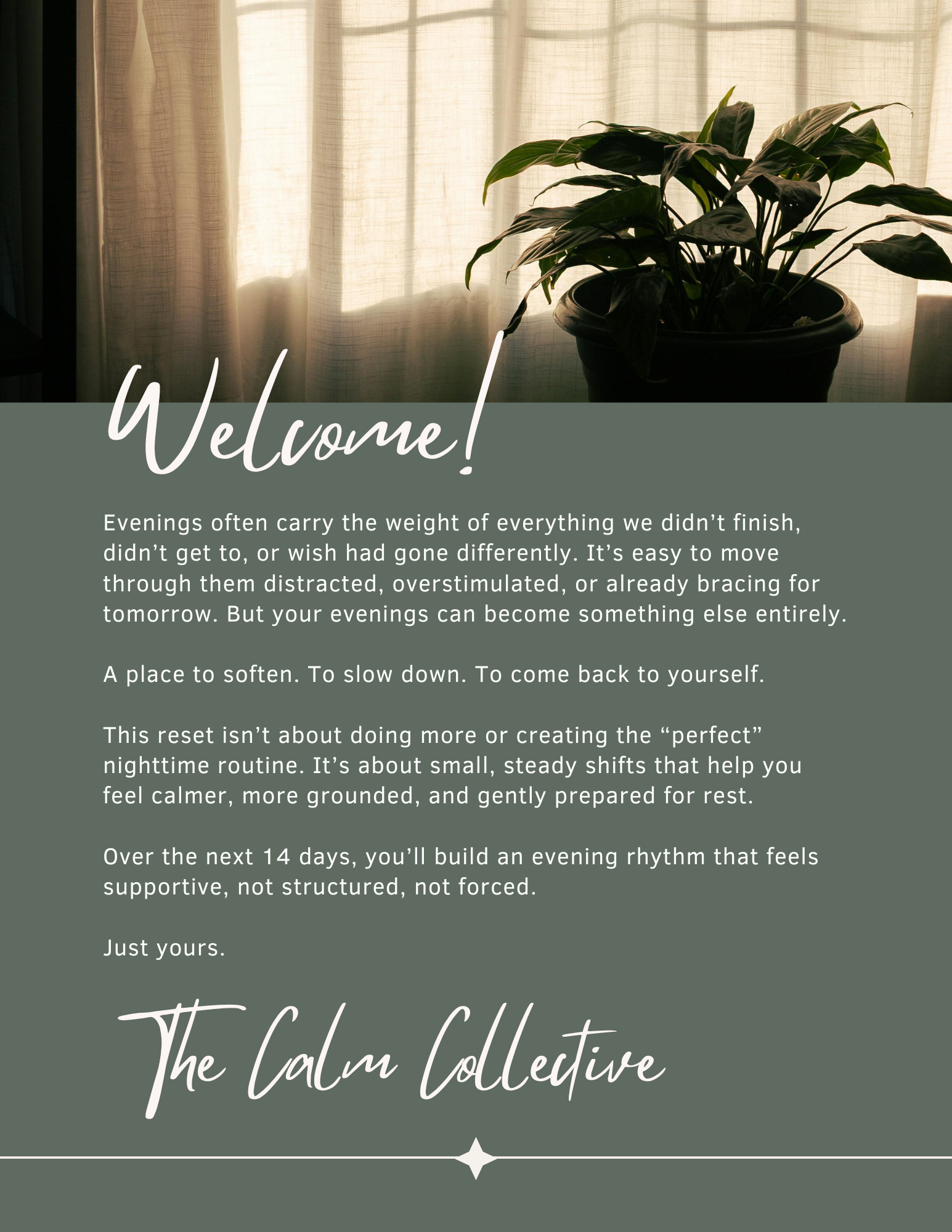 The 14-Day Slow Evening Reset Guide - Digital Download