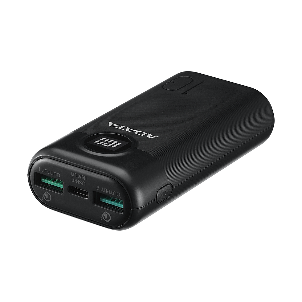 תמונה ממוזערת: Adata - Power Bank - 10,000 mAh - P10000QCD