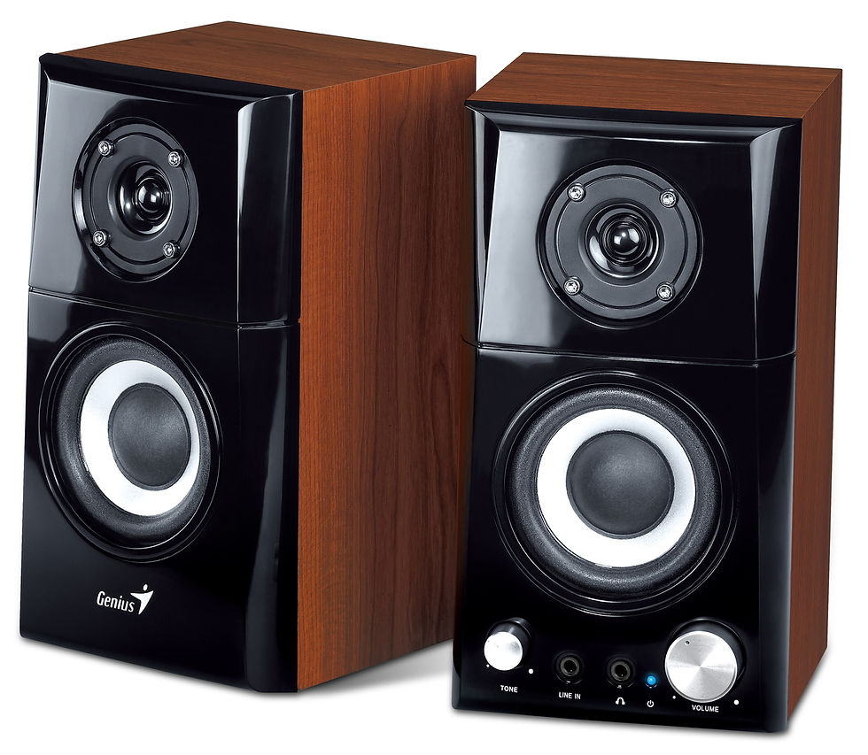 תמונה ממוזערת: Genius - SP-HF500A II - 2.0 Wooden Stereo Speakers - 16W